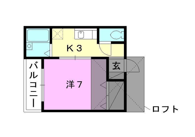 コンフォート南吉田の間取り