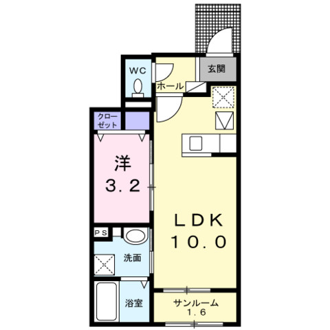 ラーク森　１の間取り