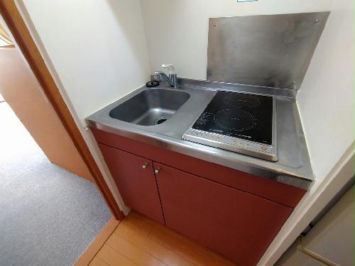 キッチン　シングルレバー設置