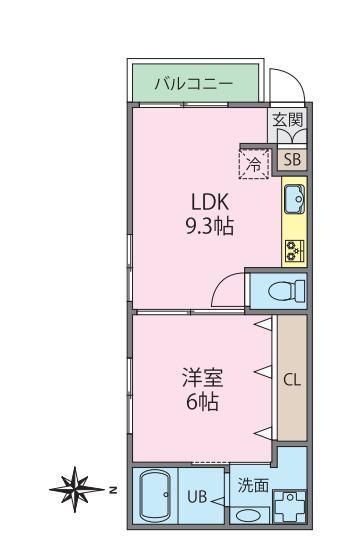 【荒川区西尾久のアパートの間取り】