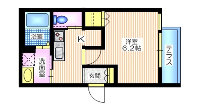 リベルテ鎌倉の間取り