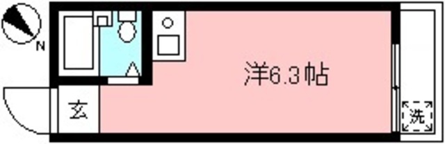 川崎市多摩区枡形のアパートの間取り