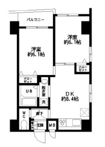 HF東日本橋レジデンスの間取り