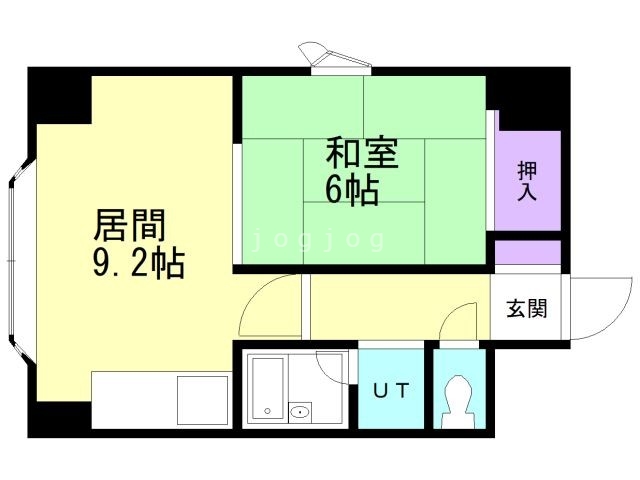 札幌市北区北三十四条西のマンションの間取り