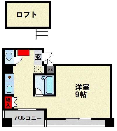 北九州市八幡西区菅原町のマンションの間取り