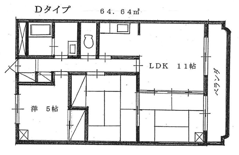 おおまちマンションの間取り