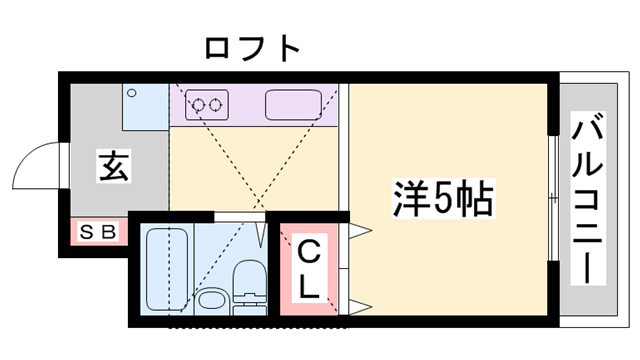 メゾン春III番館の間取り