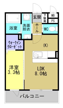 ブルフェヒルズ上竜尾の間取り