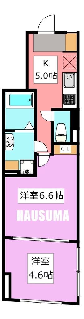 コンフォリア本駒込一丁目の間取り