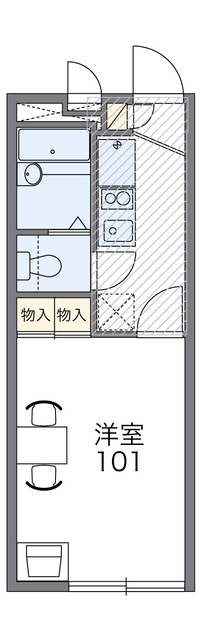 レオパレスビエントの間取り