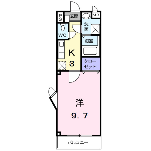 VIP桜井 IIIの間取り