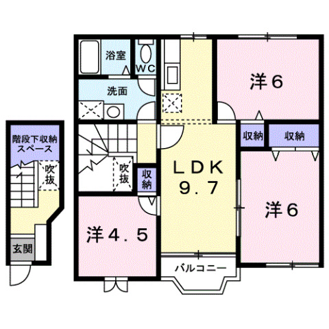 チアフルハウス　山地の間取り