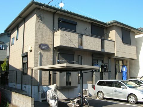 川口市戸塚鋏町のアパートの建物外観