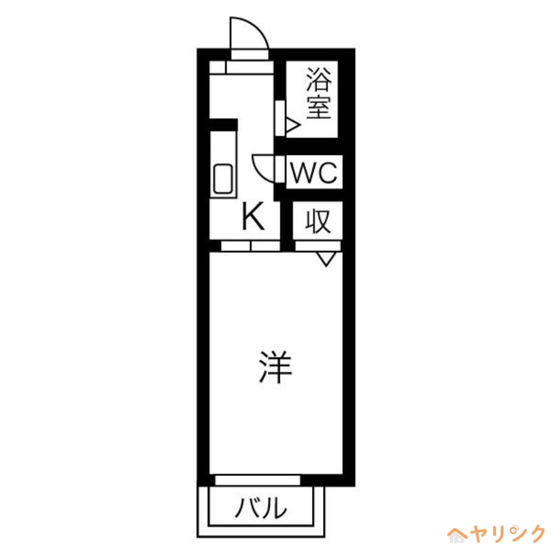 クレベール庄内緑地の間取り