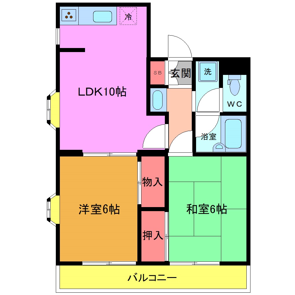 新潮通り一番館の間取り