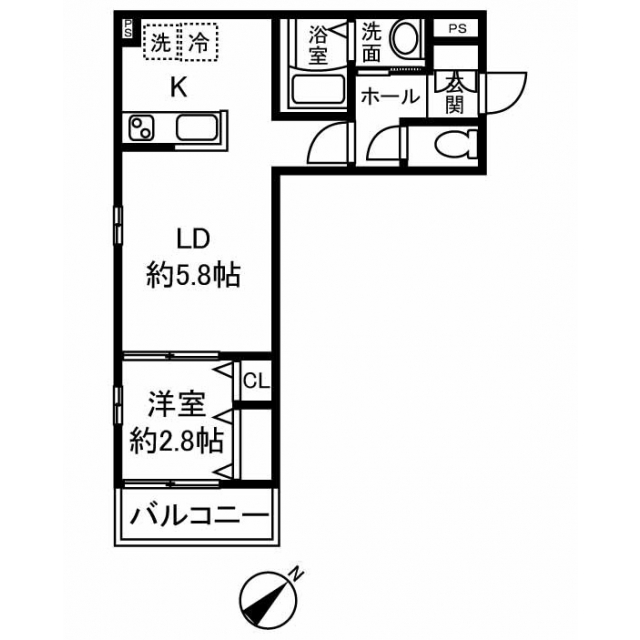さくら６番館の間取り
