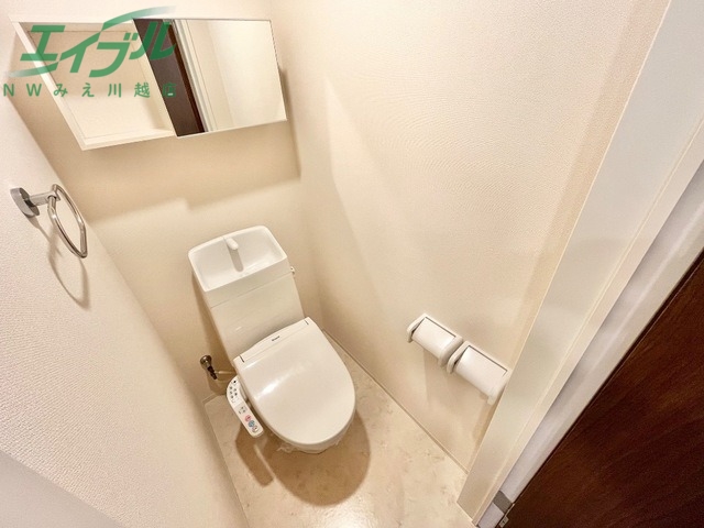 トイレ　同物件別部屋の写真
