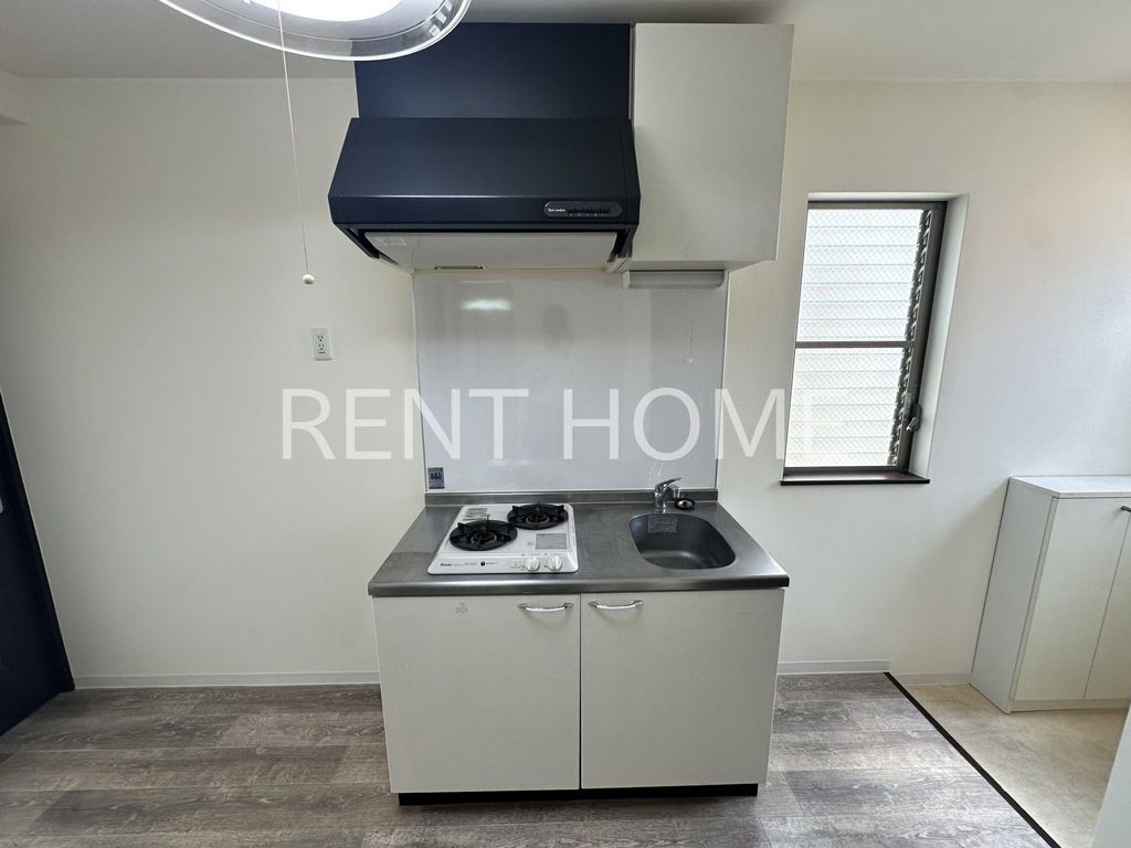 キッチン　２口ガスコンロ付き