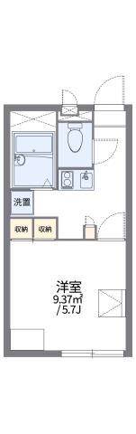 レオパレス千成Iの間取り写真