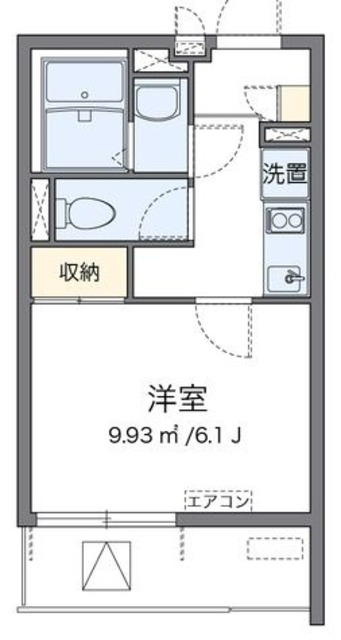 クレイノ葵芳 1号館の間取り