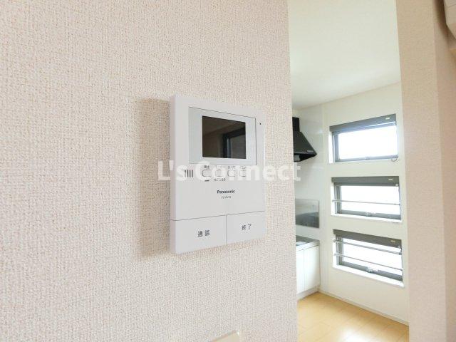 セキュリティ　突然の来客もＴＶモニターホンでしっかり確認。