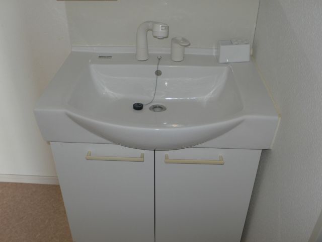 洗面設備　使いやすい洗面所です