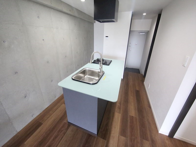 キッチン　アイランドキッチン（ガス2口コンロ付）