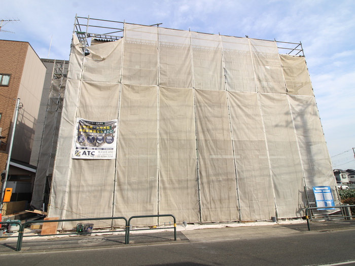 建物外観　建築中