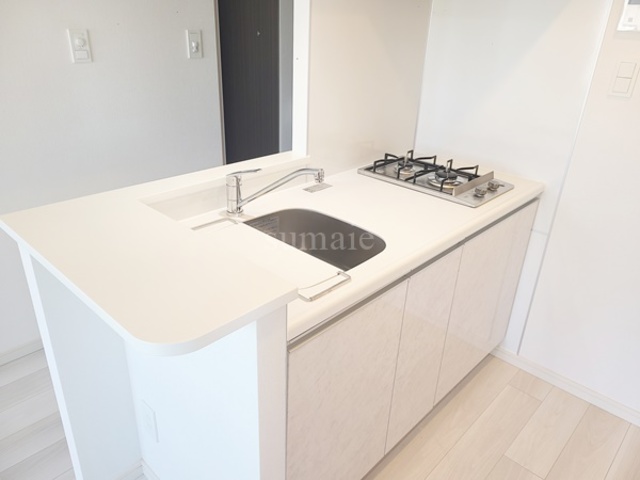 キッチン　２口コンロのキッチンです☆