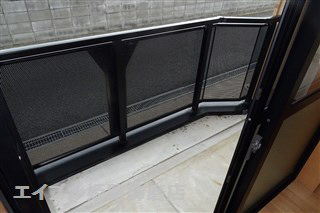 バルコニー　写真は反転のお部屋です