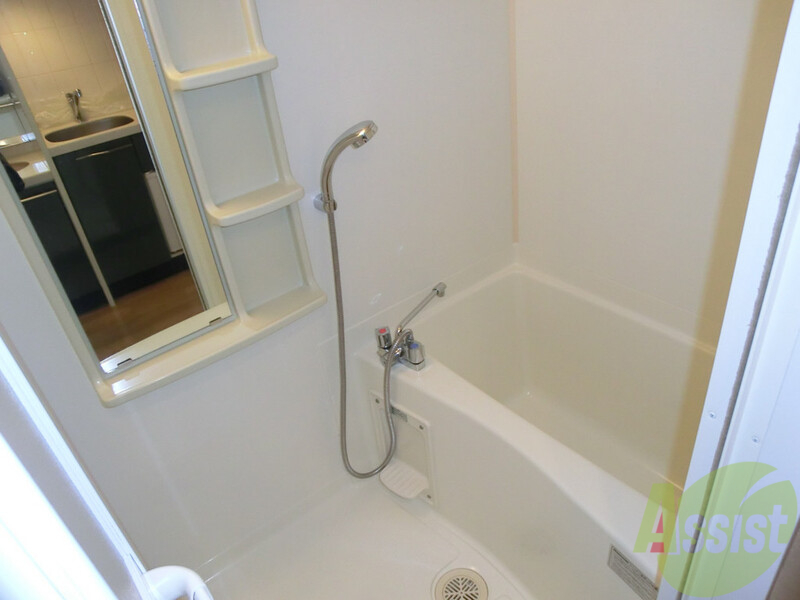 バス・シャワールーム　シャワーヘッドがギンギラギン