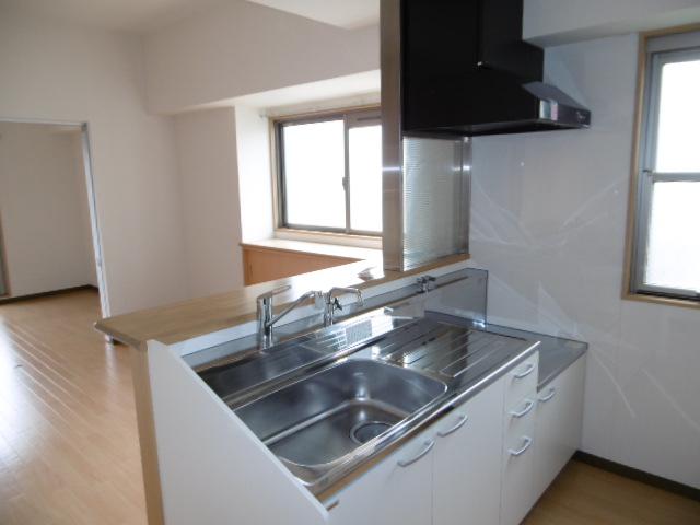 キッチン　２口コンロ設置可能