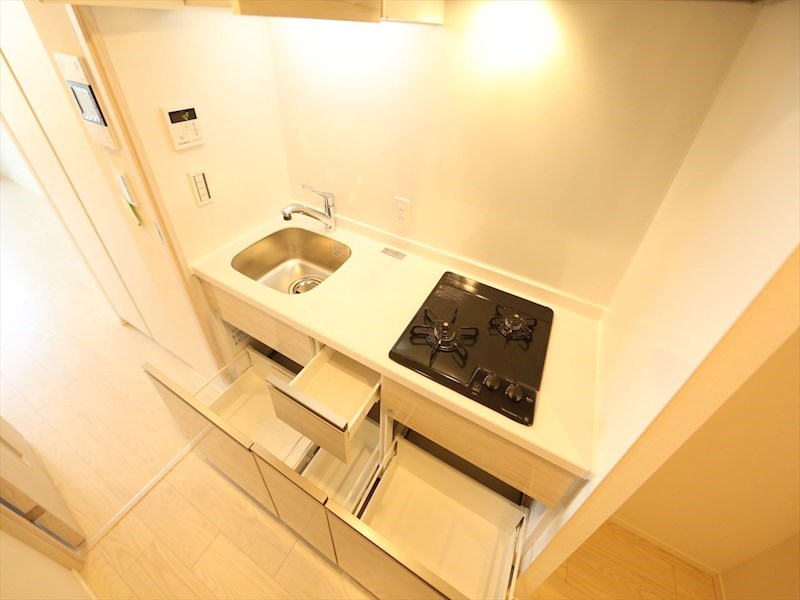 キッチン　システムキッチン（2口コンロ付）