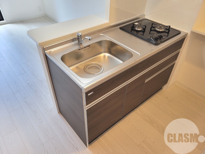 キッチン　２口コンロのシステムキッチン♪