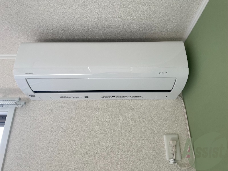 その他設備　エアコンが付いているので快適に過ごせそうです。