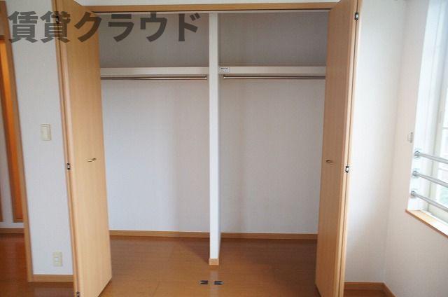 収納　たっぷりとした収納スペースです