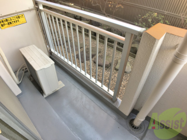 収納　バルコニーもきちんと清掃されていて清潔感ありますね