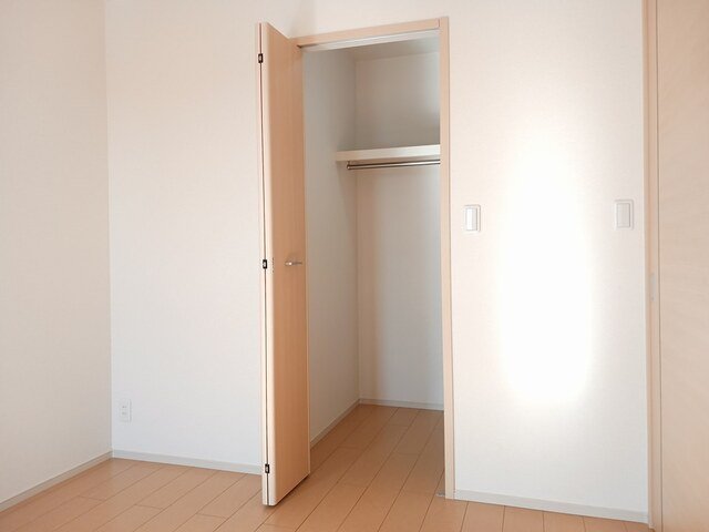 収納　たっぷりとした収納スペースです