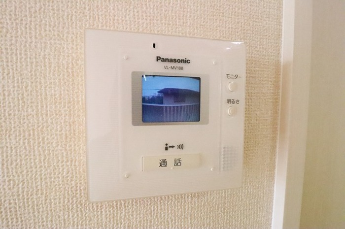 セキュリティ　モニター付きインターホンです