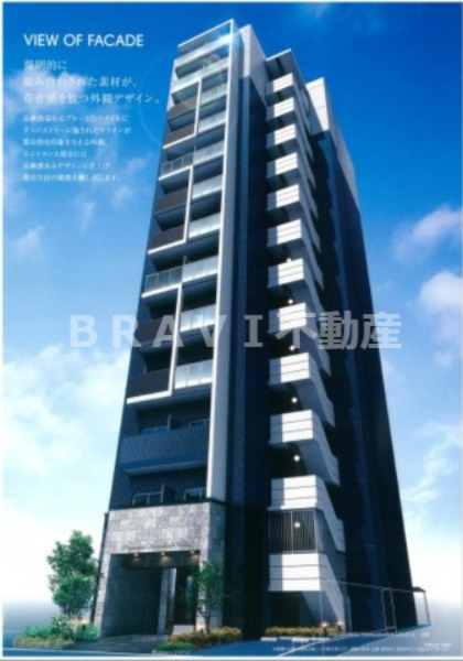 建物外観　【プレサンス天満橋ヴェルエラ】