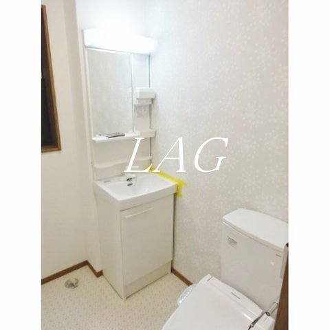 洗面設備　洗面台です。