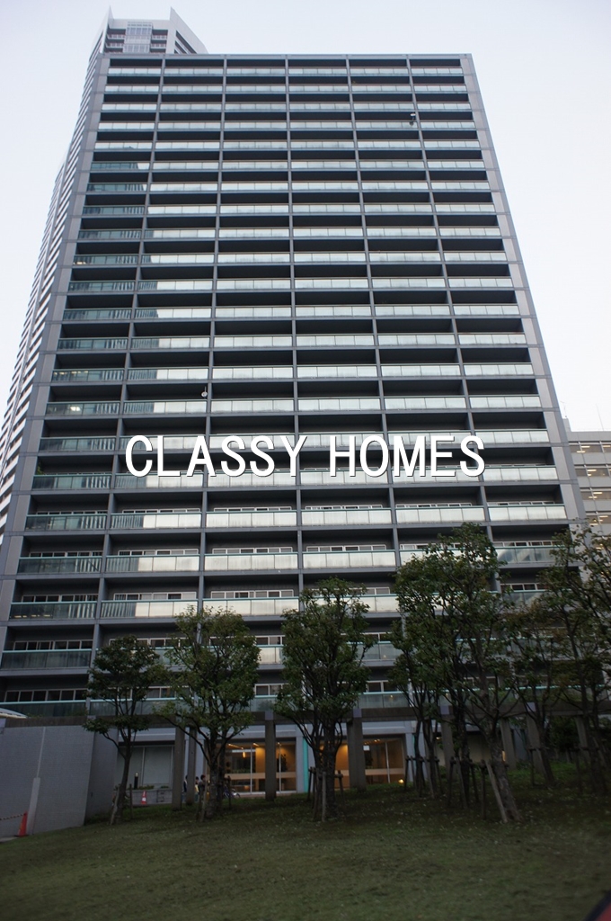 建物外観　1989年竣工芝浦スクエアハイツ：外観