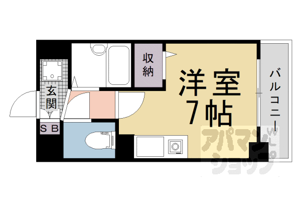 プレサンス京都清水の間取り写真
