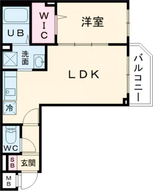新宿区高田馬場1丁目マンションの間取り写真