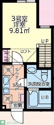 ブリックス本厚木の間取り写真
