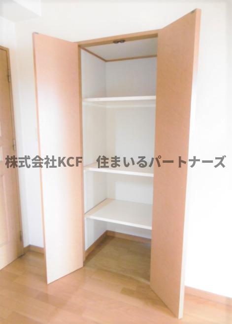 収納　たっぷりとした収納スペースです