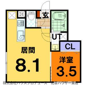ヴィヴレN33の間取り写真