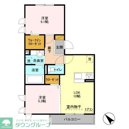 ルシールおおたかの森の間取り写真
