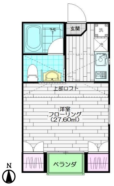 アルト鷹番の間取り写真