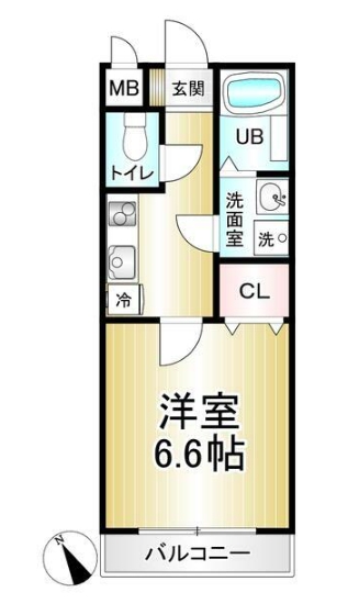 カーサカリーナの間取り写真